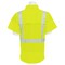Erb Safety Sprtsmn Shrt, Ripstop, Shrt Slv, Class2, 9300SBSEG, Hi-Vi Lime/Blk 5XL 64366